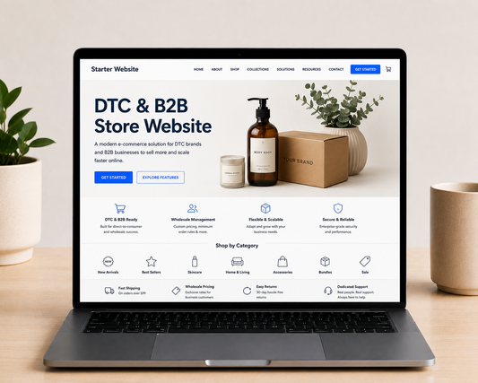 DTC & B2B Store 🏢