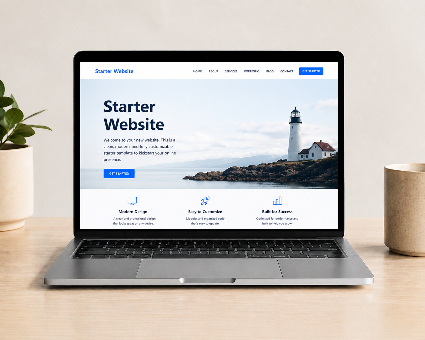 Starter Website 🌱